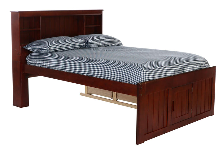 storage bed full white - Merlot