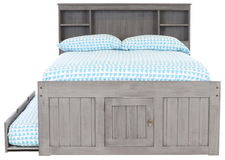 trundle bookbcase bed - Charcoal