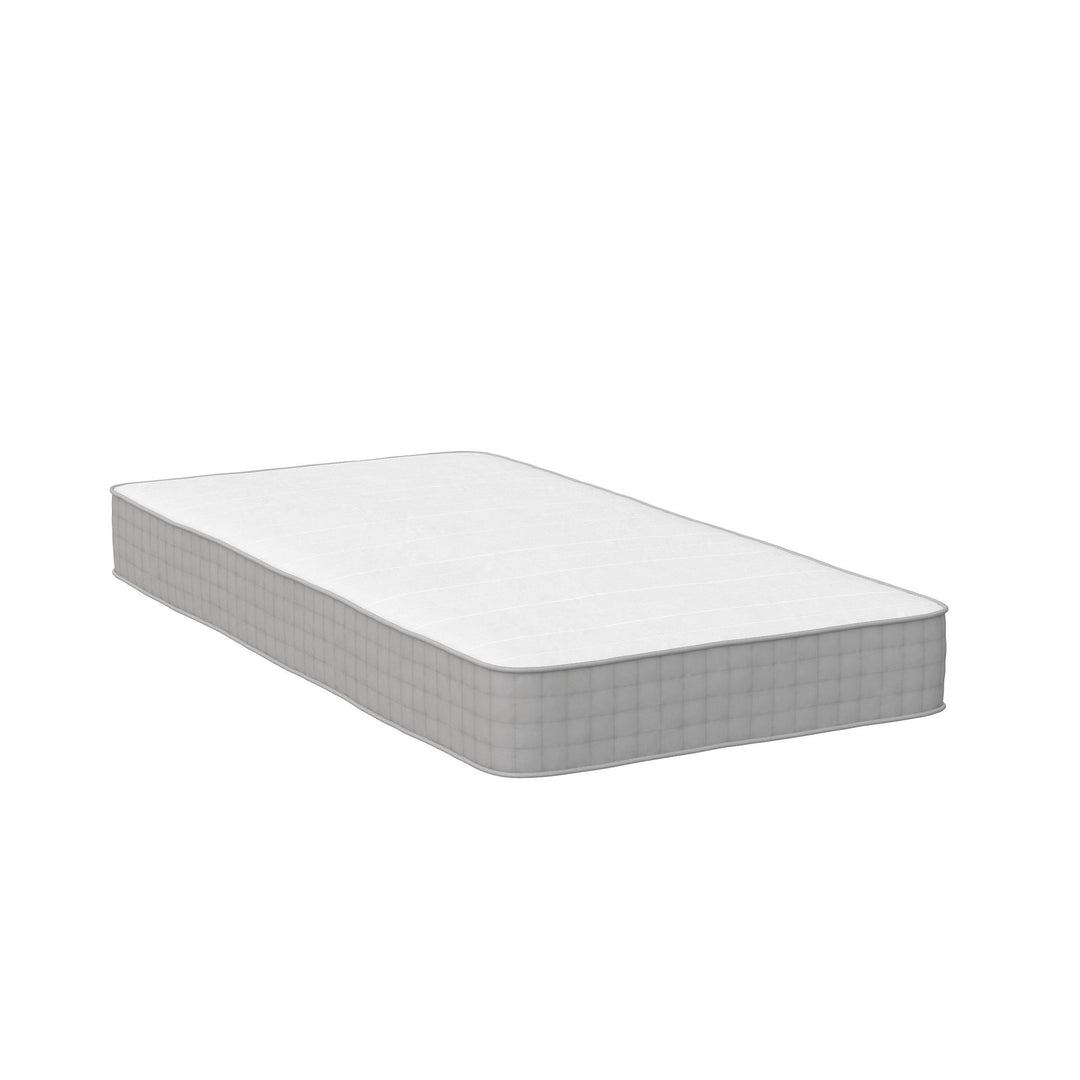 Mattress with 8" independent coil springs - White - Twin
