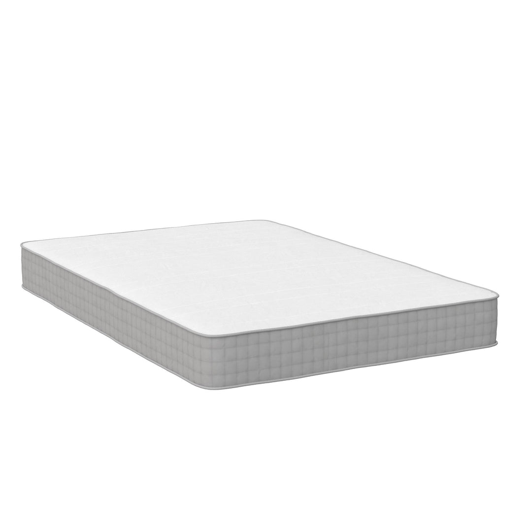 8-inch independently encased coil mattress - White - Full