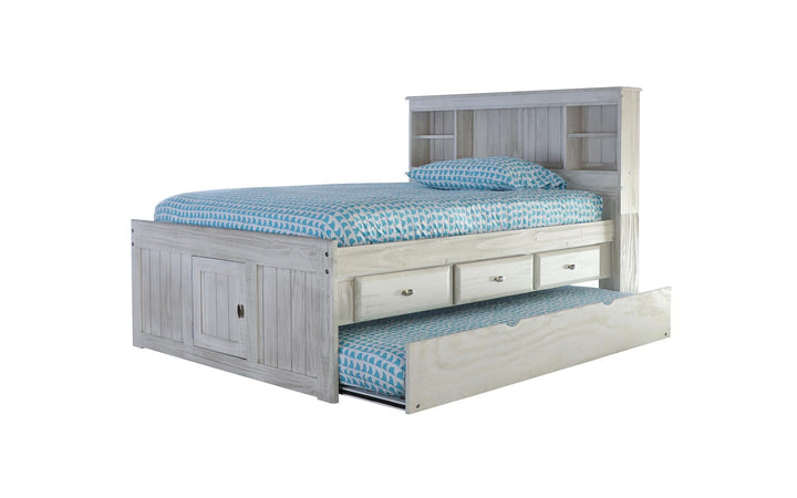 bookcase bed with 3 drawers - Ash