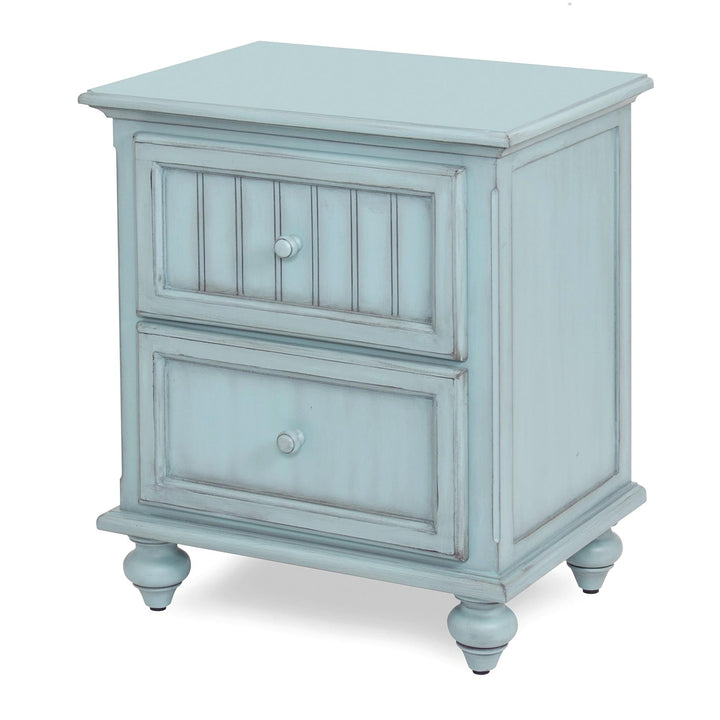modern coastal nightstand - Blue