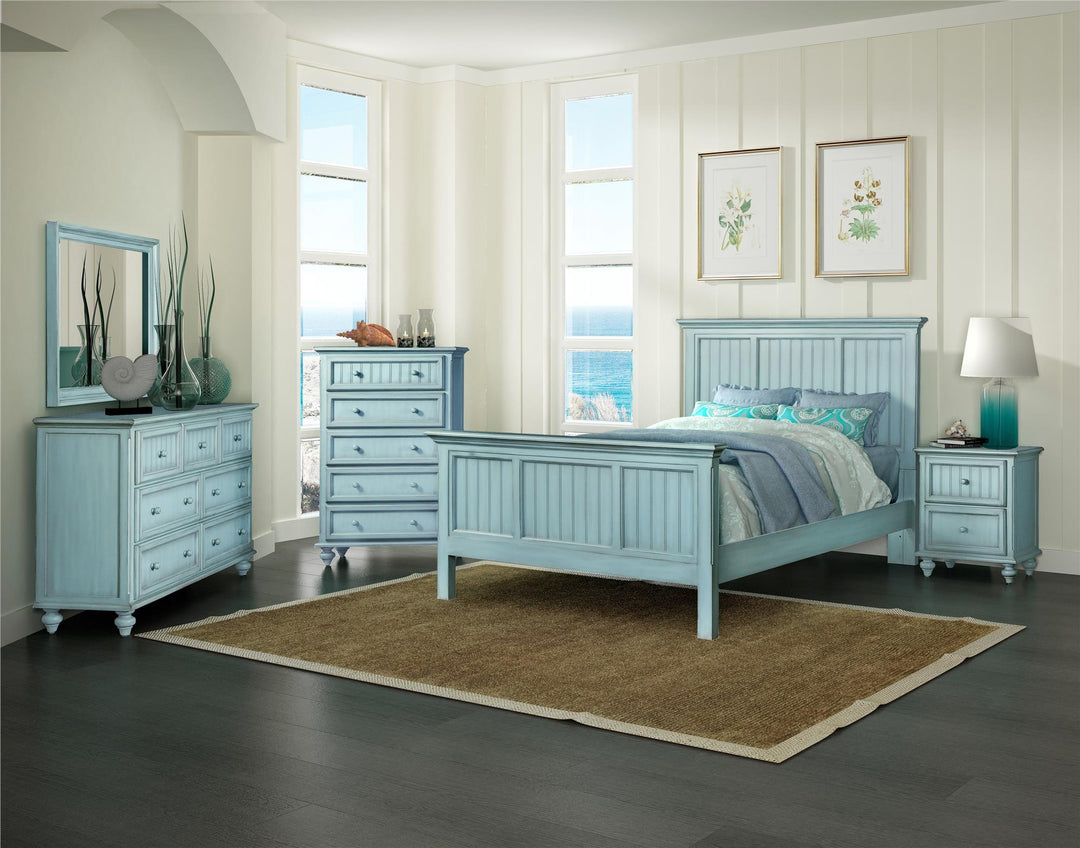 coastal nightstand- Blue