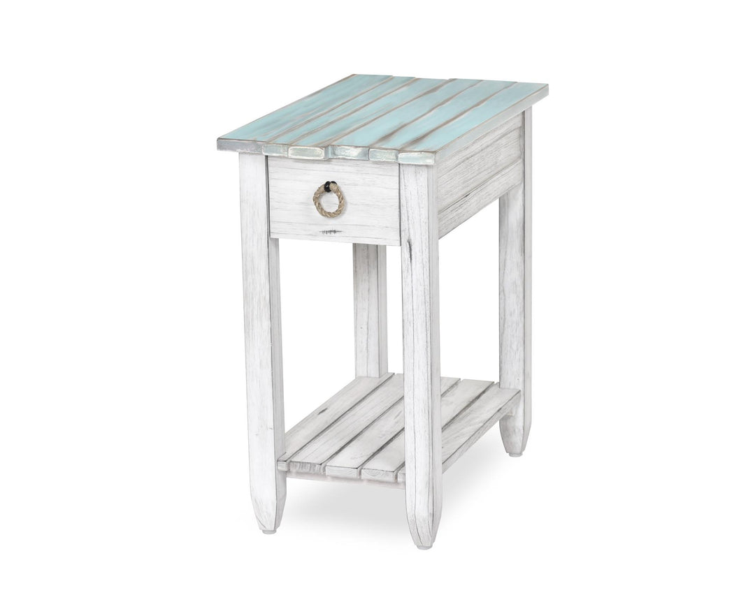 chairside table - Blue