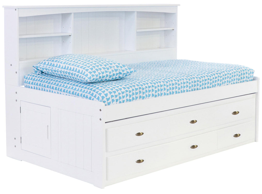 daybed with 6 drawers - White