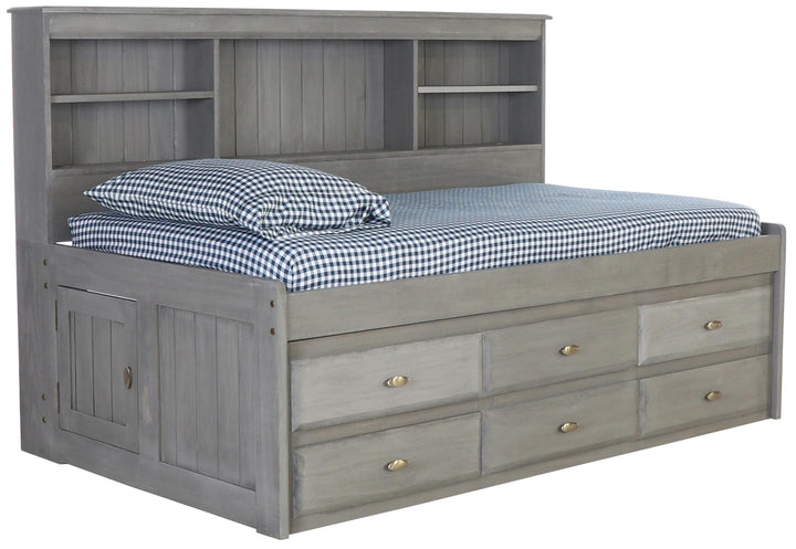 twin bed with 6 drawers underneath - Charcoal