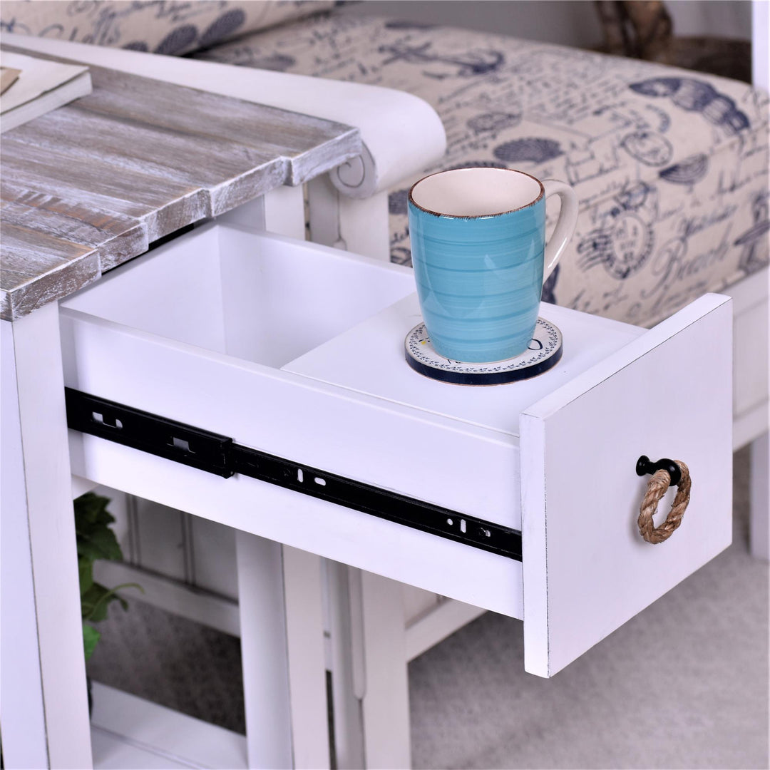 side table with one drawer - Gray