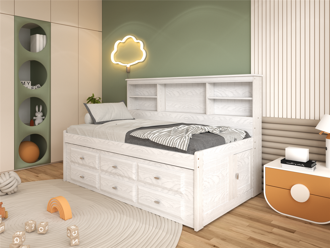 Norberto full store bed with bookcase