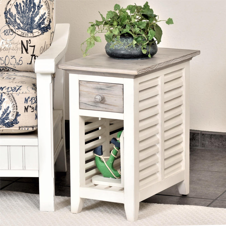 side table for bedroom - Gray