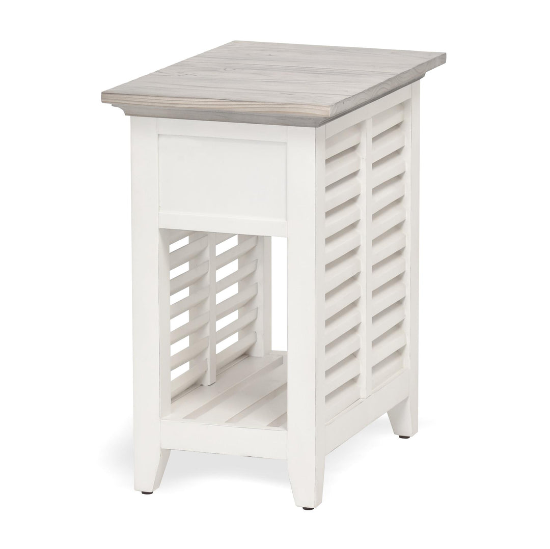 Side Chair Table - Gray