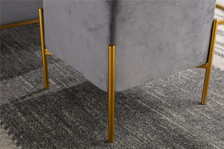 stool with footrest - Gray
