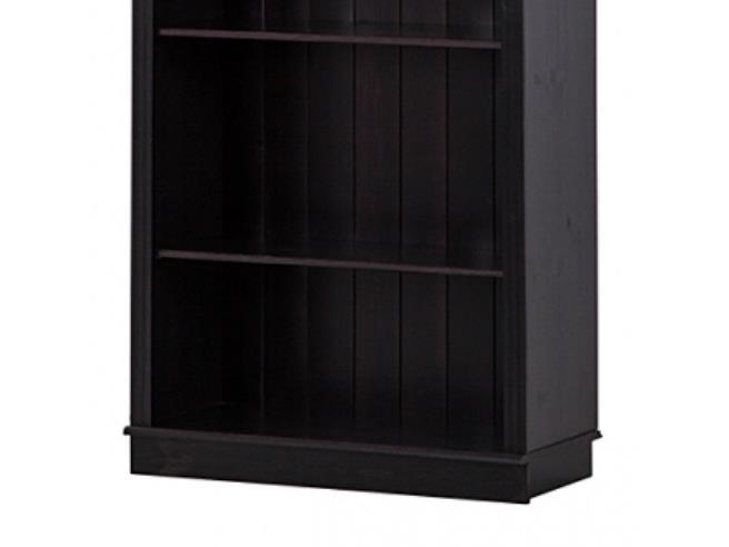Sturdy 6 shelf wooden bookcase - Rich Brown