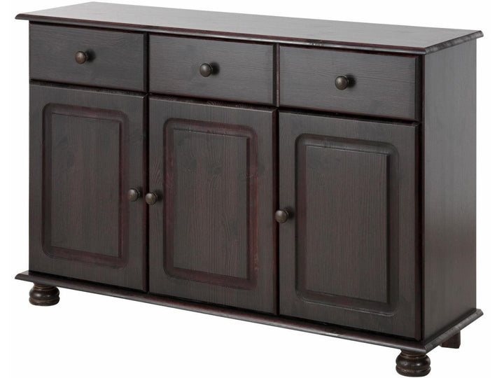Sideboard Table with Drawers - Rich Brown