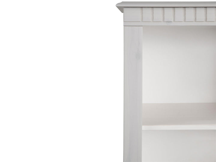 Bookcase with Multiple Shelves - White