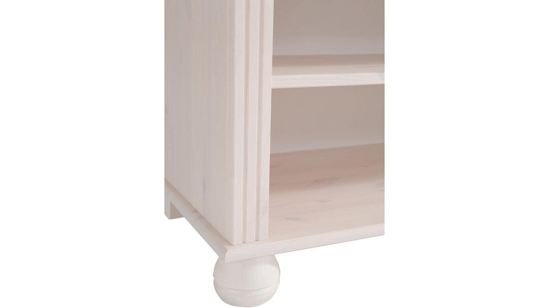 Wooden 5 Shelf Bookcase - White