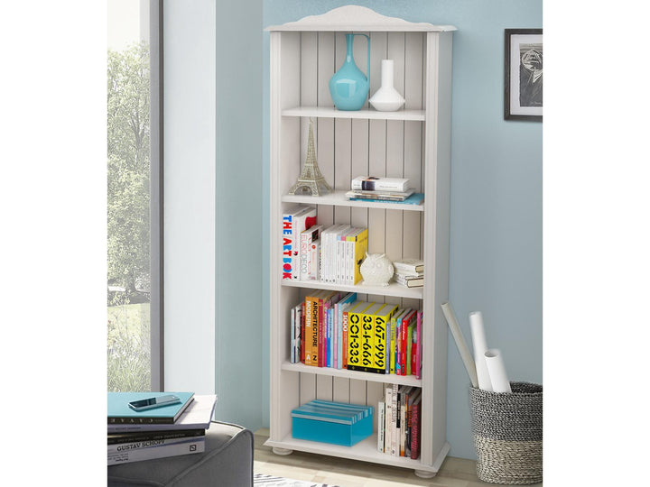Practical Storage Bookcase - White