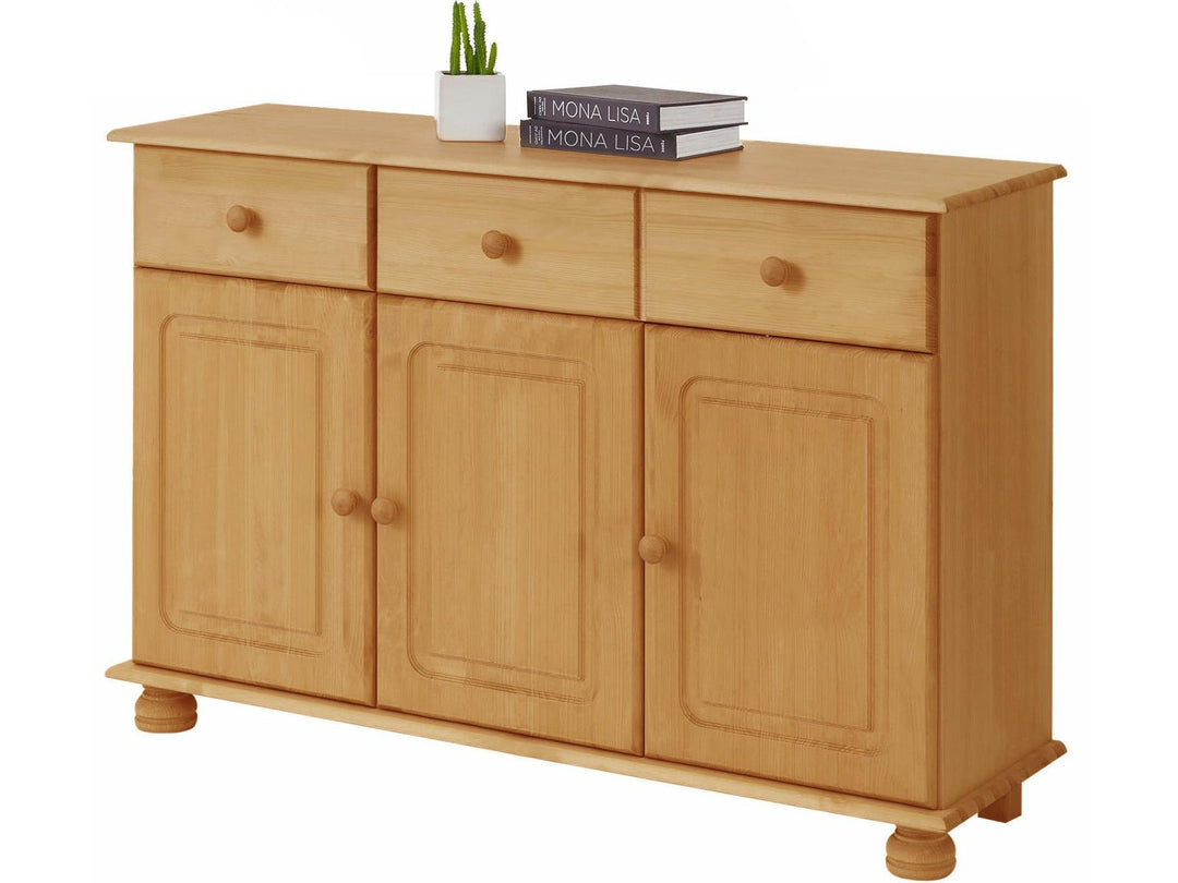Sideboard with 2 Cabinets - Brown
