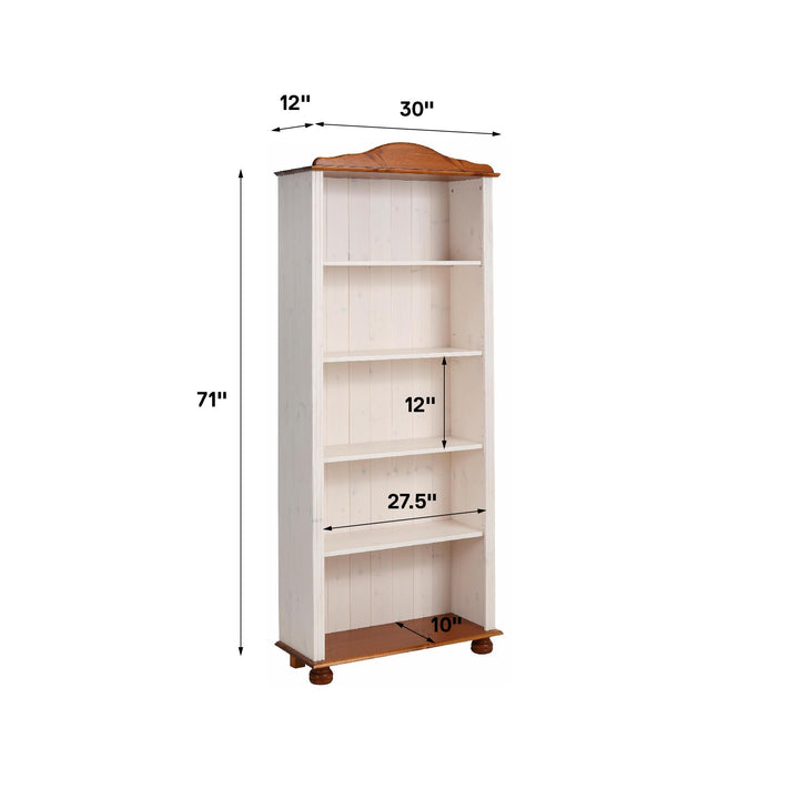 Open Bookcase for Storage - Honey