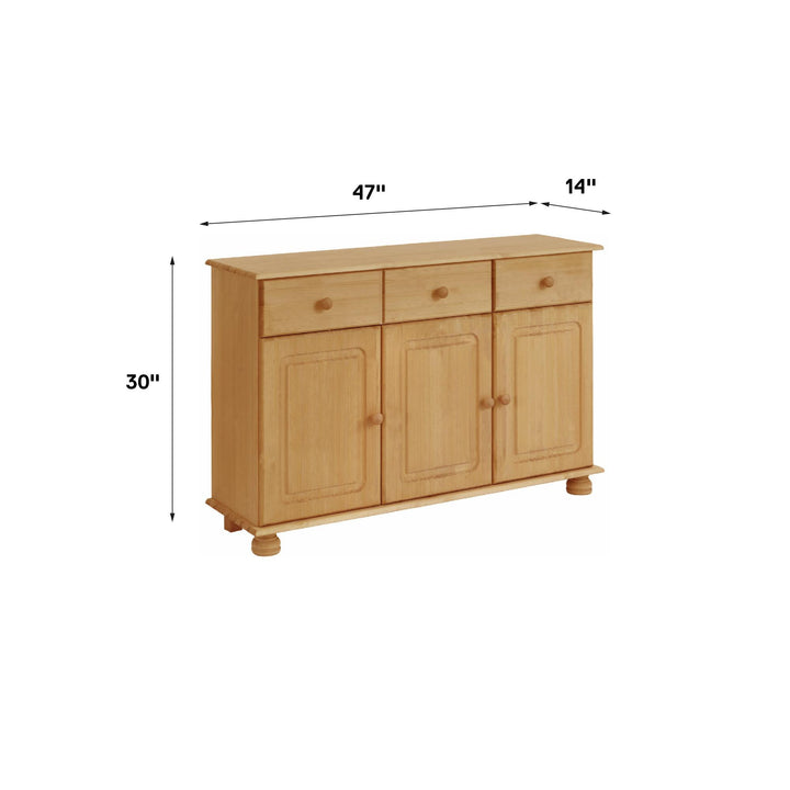 Sideboard Console with Cabinets - Brown