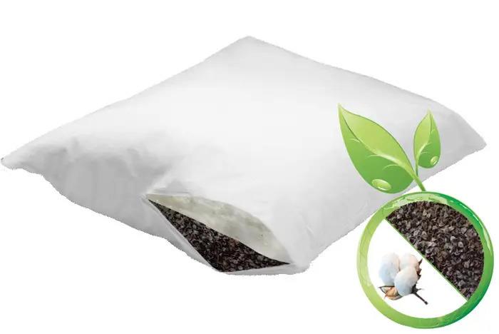 Doze Organic Cotton & Organic Buckwheat Chemical Free Bed Pillow - Off White - Full