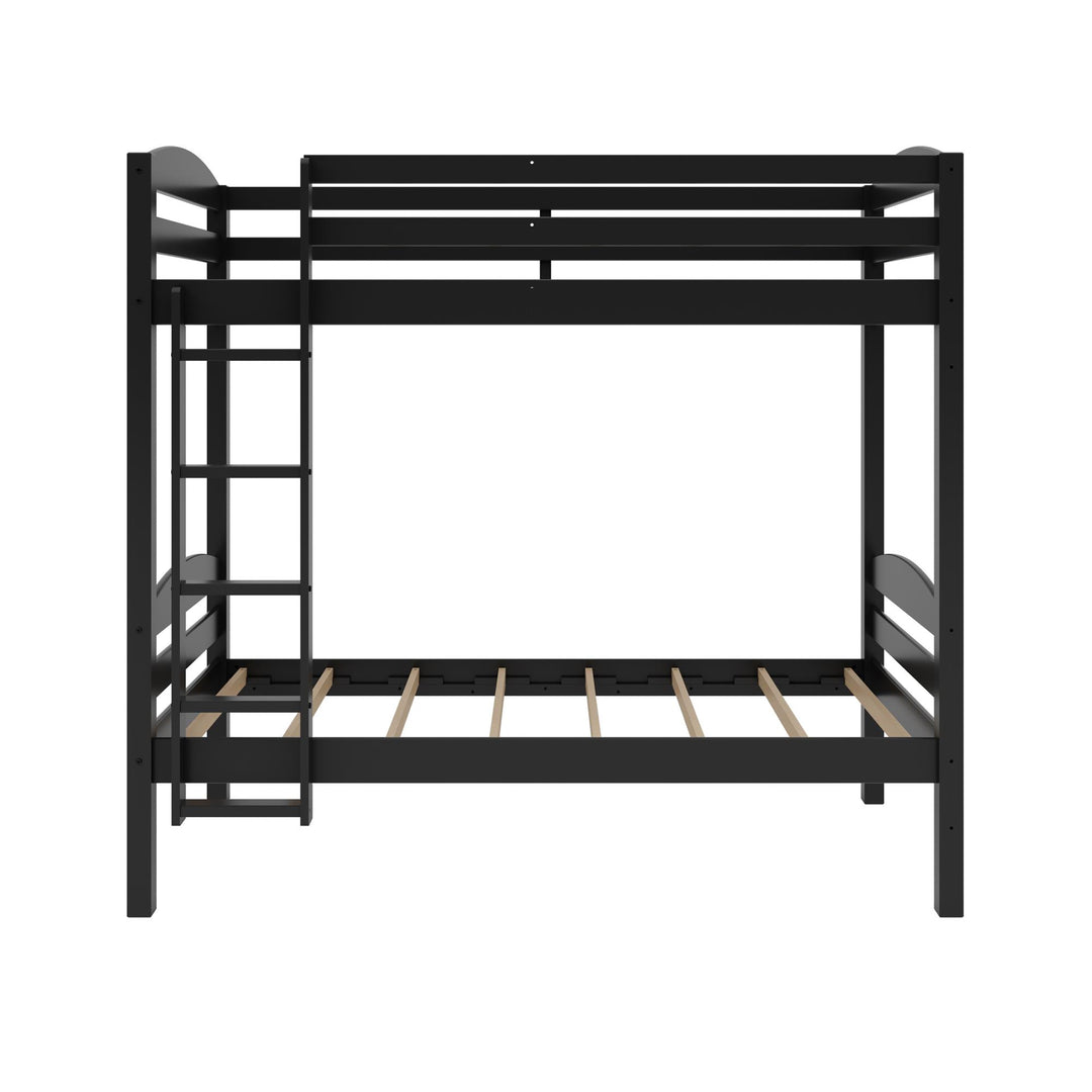 Clearwater Triple Wood Bunk/Loft Bed with Under Bed Storage - Black