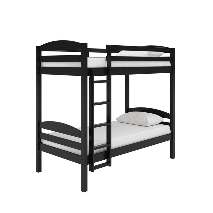 Clearwater Triple Wood Bunk/Loft Bed with Under Bed Storage - Black