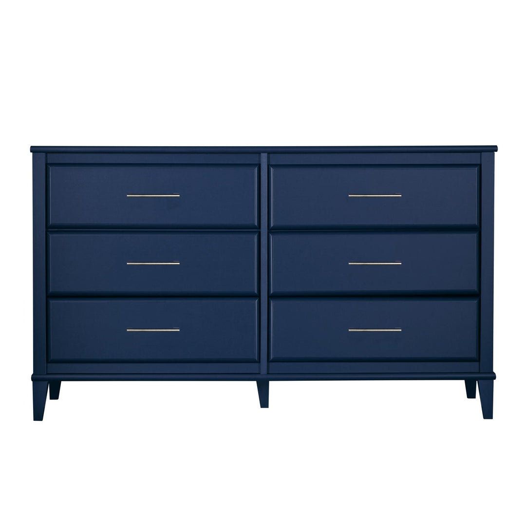 Sierra Ridge Mesa Kids' 6 Drawer Dresser with Rope Drawer Pulls - Blue