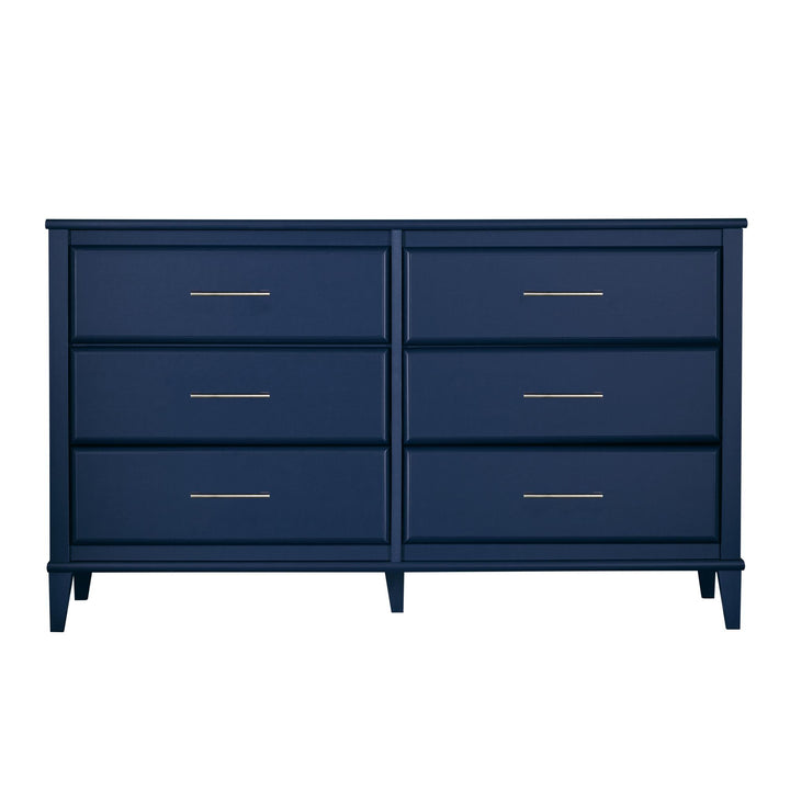 Sierra Ridge Mesa Kids' 6 Drawer Dresser with Rope Drawer Pulls - Blue
