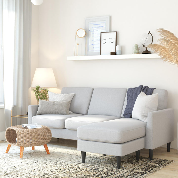 Winston Reversible Sofa Sectional - Light Gray