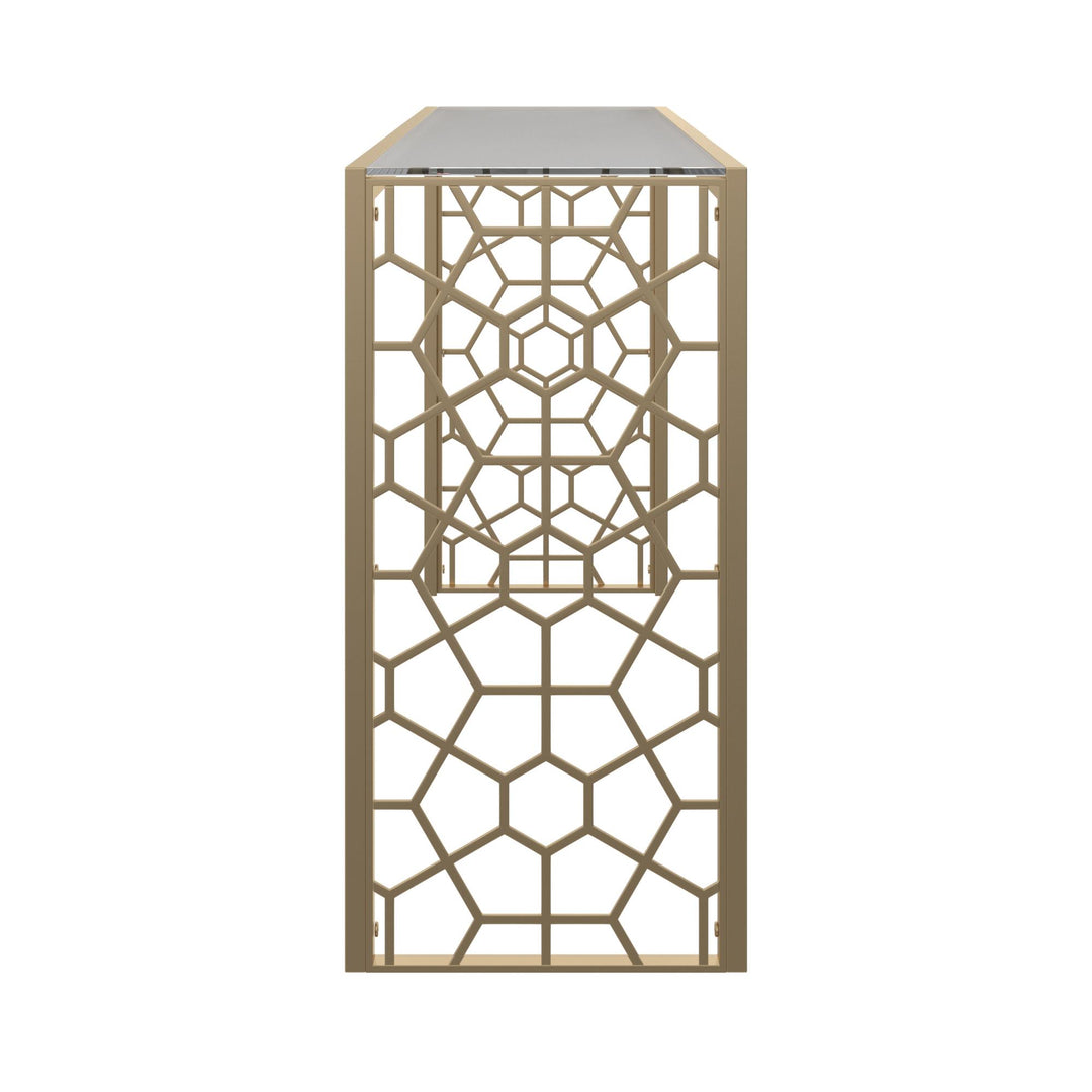Elegant Juliette console table -  Gold