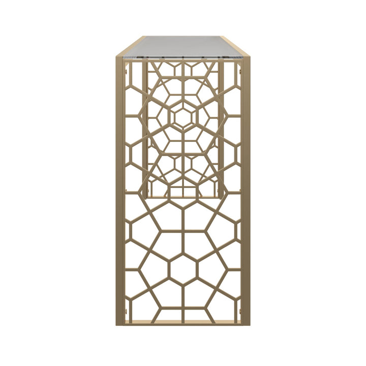 Elegant Juliette console table -  Gold