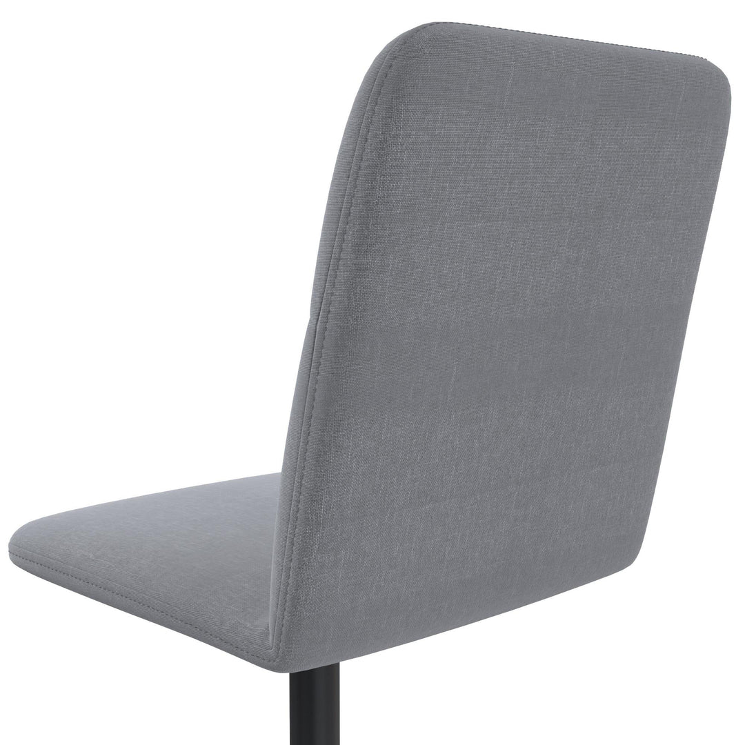 Olten Modern Office Desk Chair on Castors with Adjustable Height - Light Gray