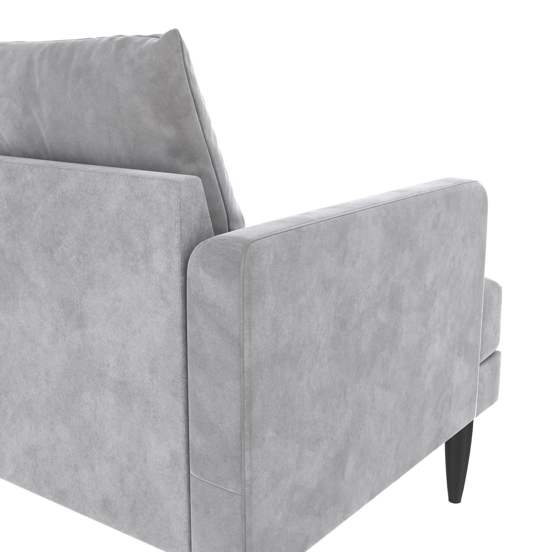 Stylish Bailey pillowback sofa -  Light Gray