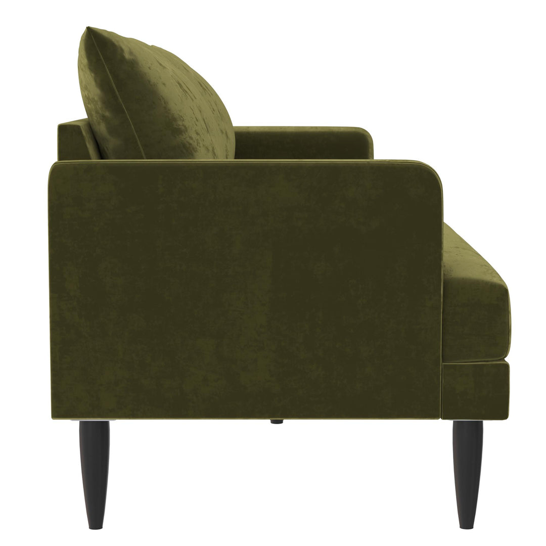 Bailey sofa with pillowback -  Olive Green