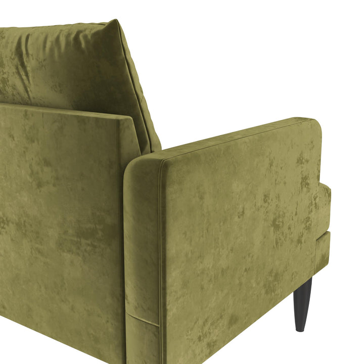 Bailey Pillowback Sofa  -  Olive Green