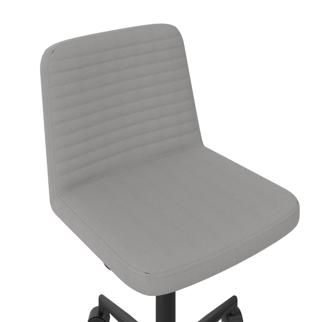 small space office chair - Gray