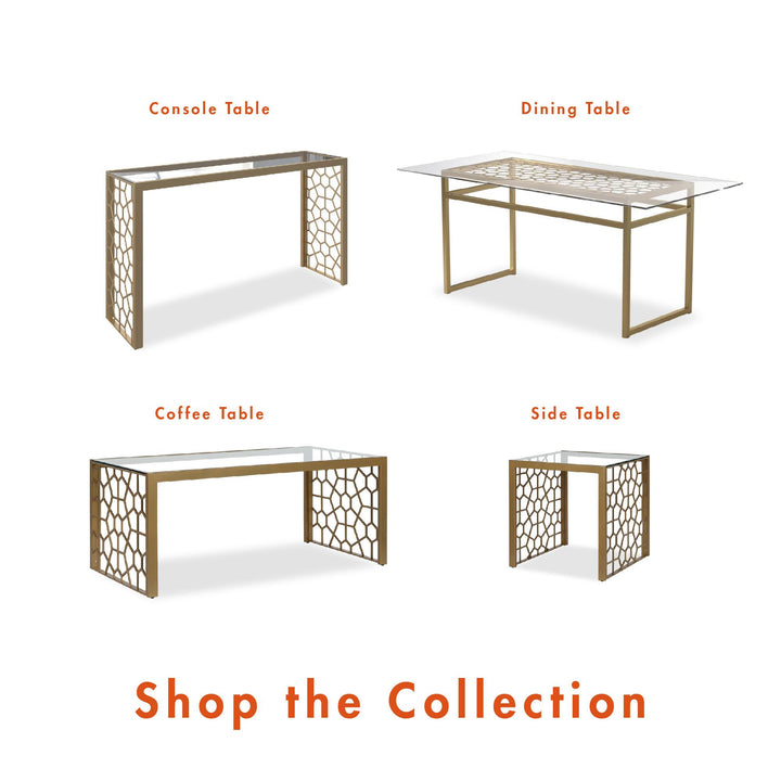 Best Juliette console table -  Gold