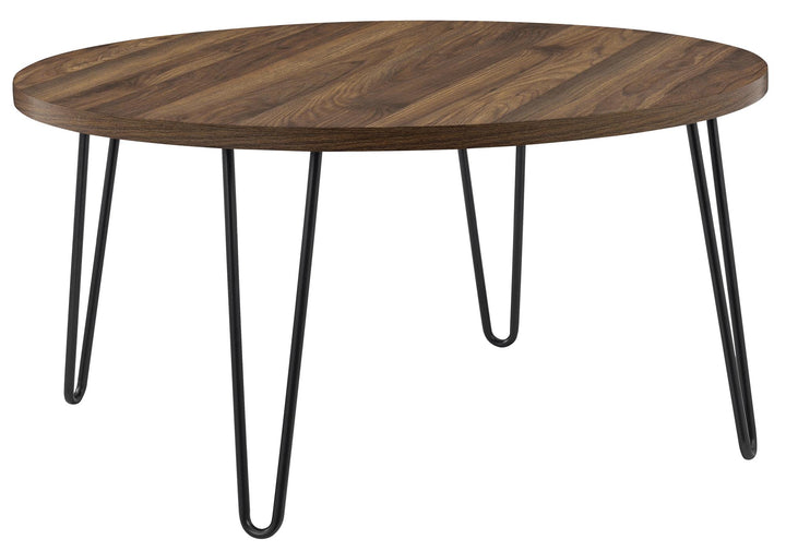Owen branded coffee table for stylish living rooms -  Florence Walnut