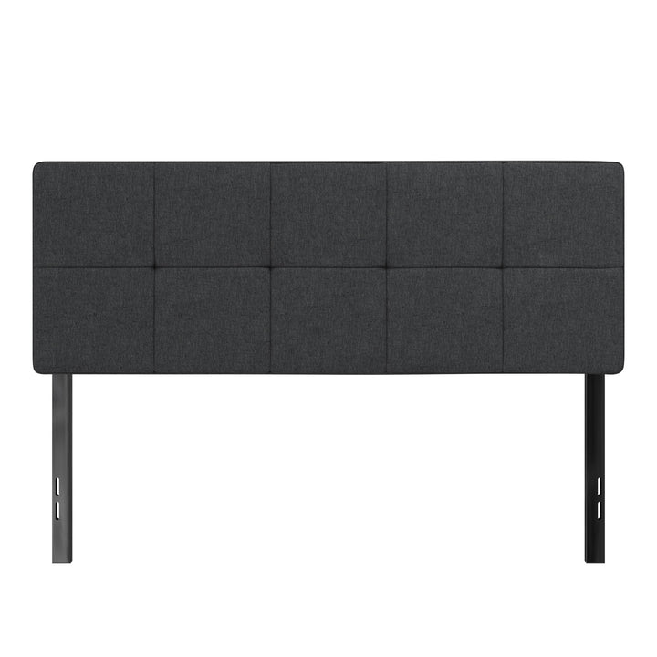 Square Tufted Headboard - Gray Color - Full / Queen Size