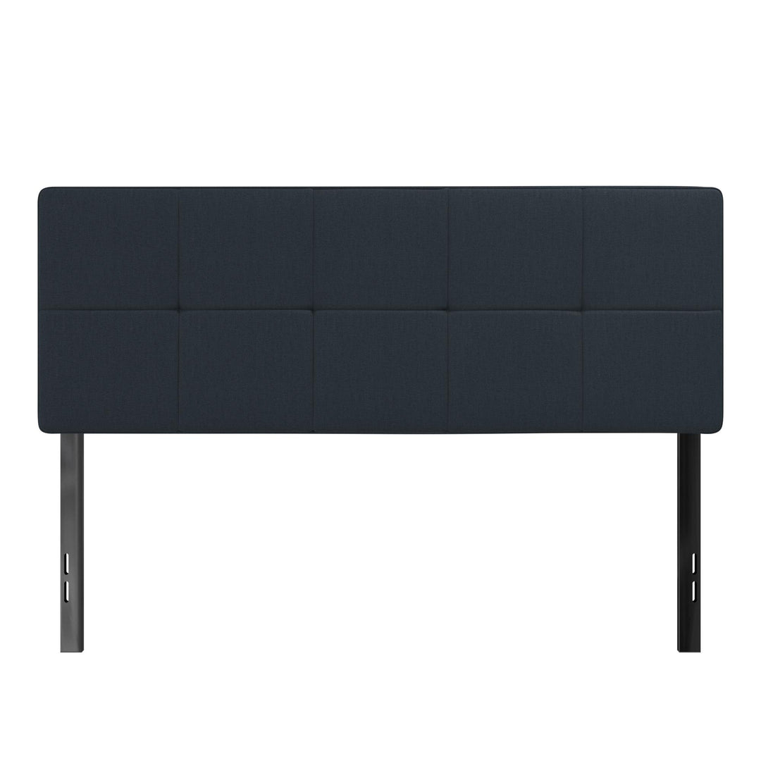 Square Tufted Headboard - Blue Color - Full / Queen Size