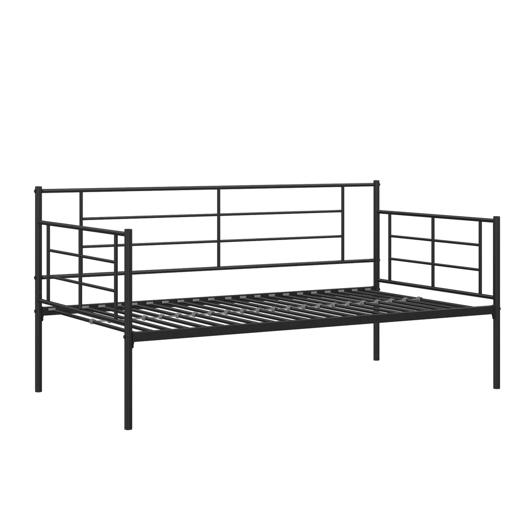 metal daybed with 14" clearance - Black - Twin Size