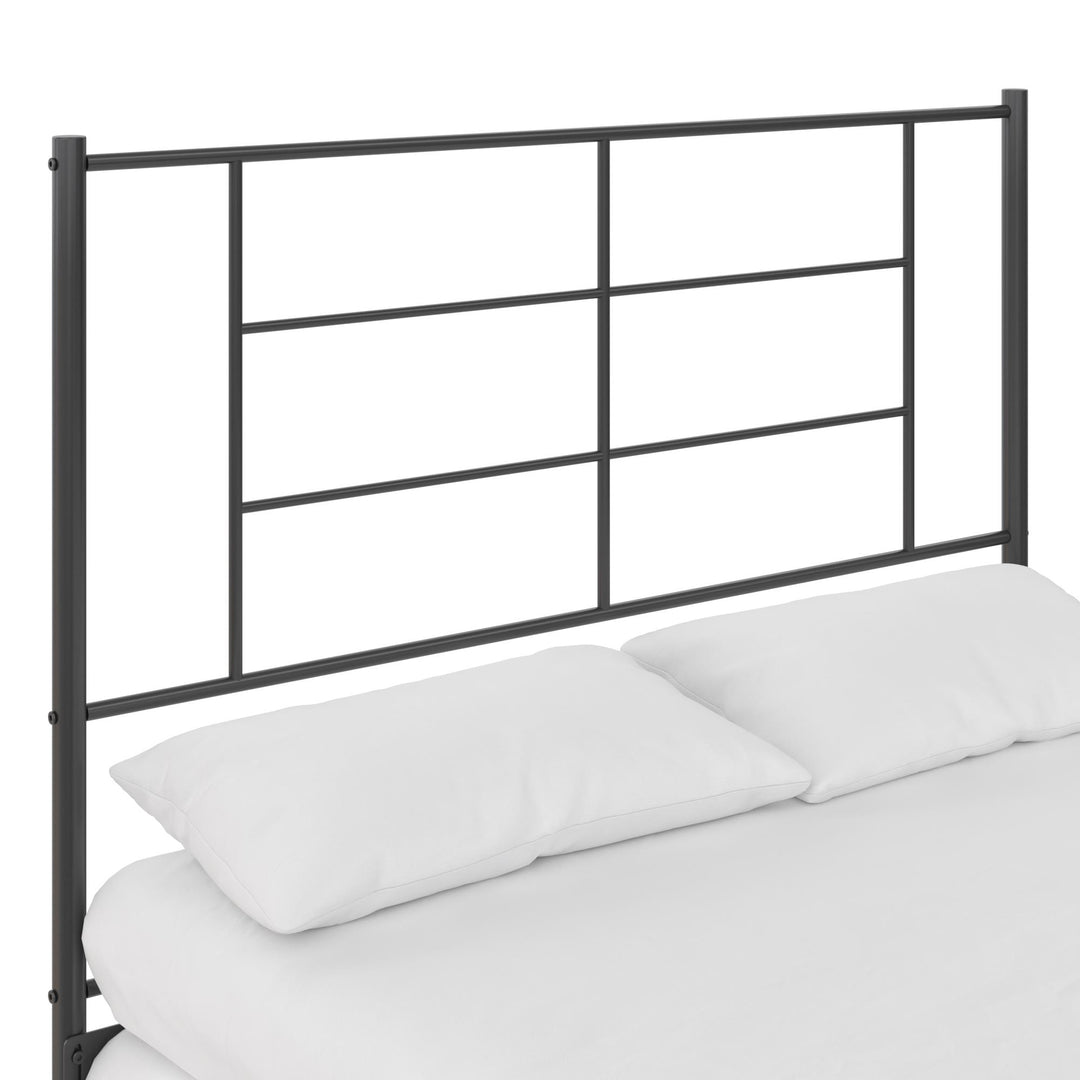 metal bed headboard - Black Color - Full / Queen Size