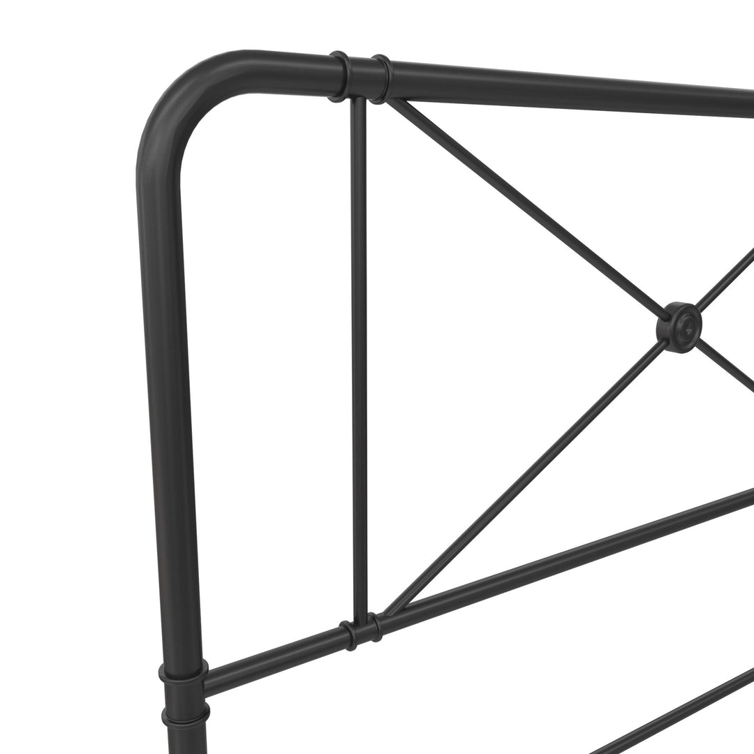 headboard for metal platform bed - Black - Full/Queen Size