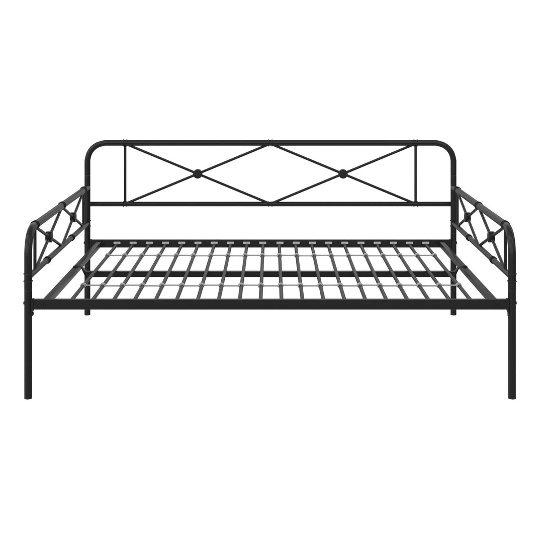 Allysa Metal Daybed with Steel Frame - Black - Full
