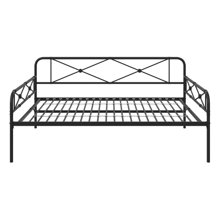 Allysa Metal Daybed with Steel Frame - Black - Full