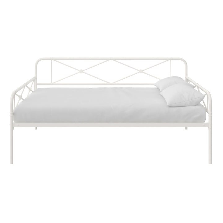 Allysa Metal Daybed with Steel Frame - White - Full