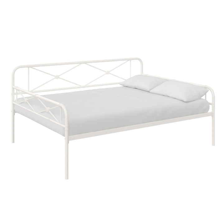Allysa Metal Daybed with Steel Frame - White - Full