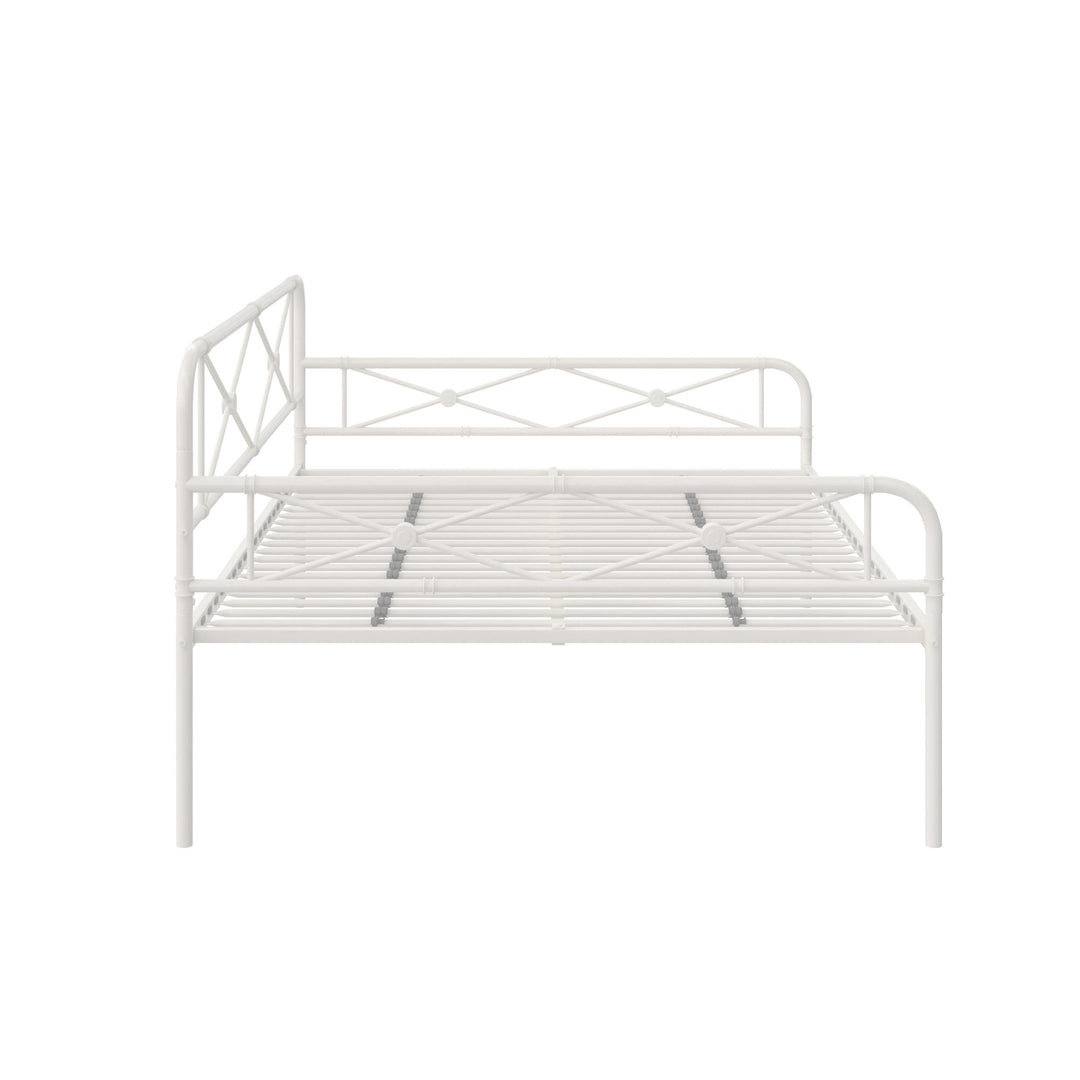 Allysa Metal Daybed with Steel Frame - White - Full