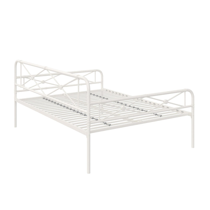 metal daybed with trundle - White Color - Twin Size