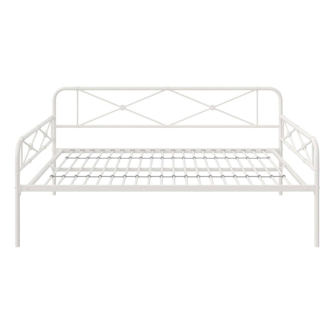 Allysa Metal Daybed with Steel Frame - White - Full